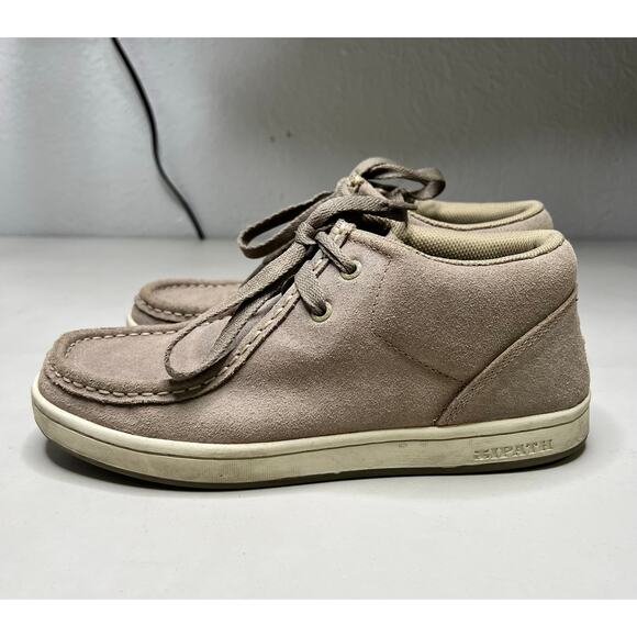 Vintage IPATH Men's US CATS Skate Shoes Tan Suede Chukka Boot Size 8.5 - Picture 3 of 11